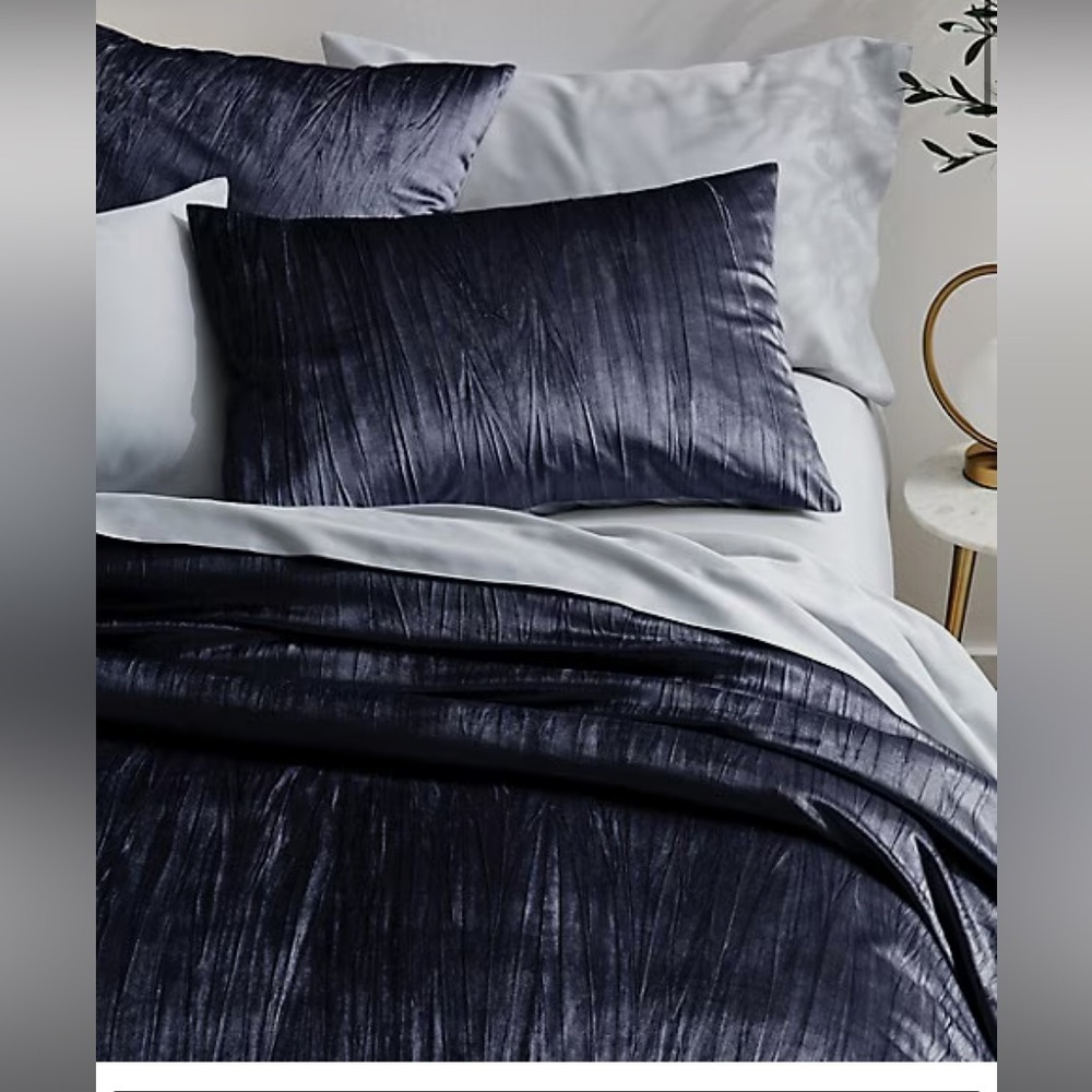 Bardot Crinkle Velvet Duvet Cover